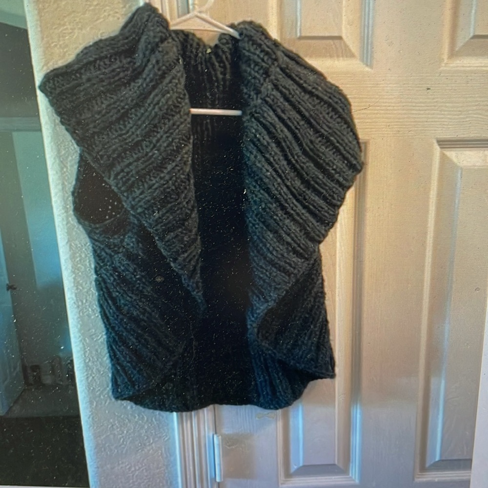 Handcrafted Ladies Black Shrug